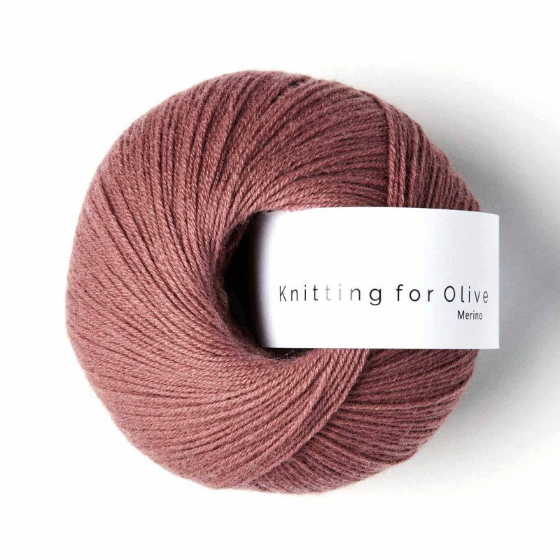 Merino Plum Rose RMS Knitting for Olive